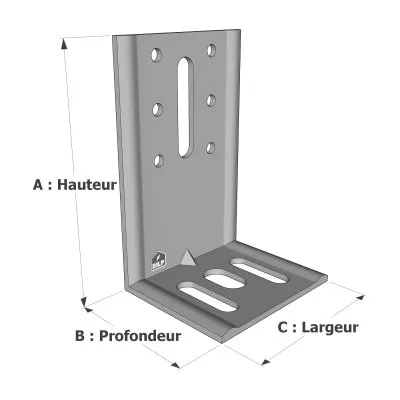 Vis HECO MULTI-MONTI à filet métrique femelle D10 x L85 - Réf. 41342