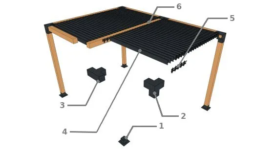 Vue eclatée du modèle le TOP