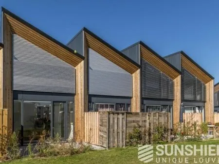 Formes multiples, persiennes 75E, 25 Maisons, Houten, NL