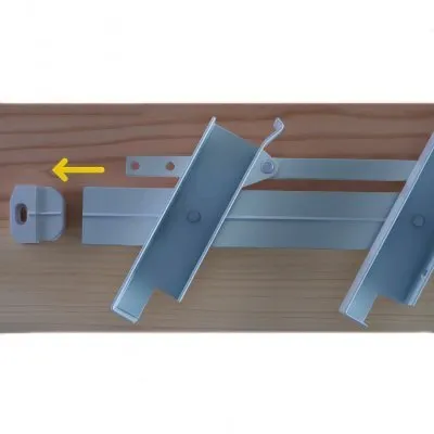 Schéma du montage de la butée