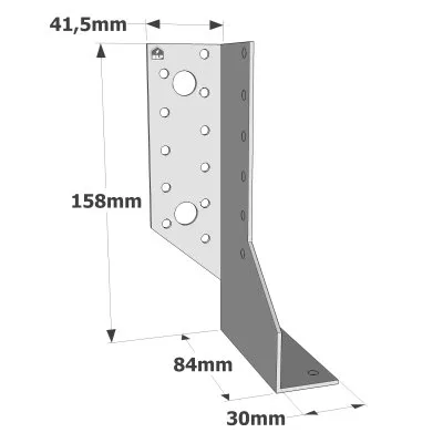 Sabot à deux éléments T380 GAUCHE - Réf. SDEG380/30