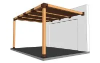 Vignette de l'article : Devis en ligne d'une pergola bioclimatique adossée 120mm 