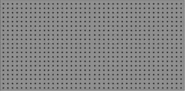 Aluminium argenté perforé <br> RAL 9006