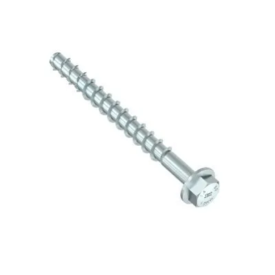 Vis HECO MULTI-MONTI-PLUS SS - tête hexagonale avec embase - zingué blanc - D7,5 x L60 - Réf. 48393