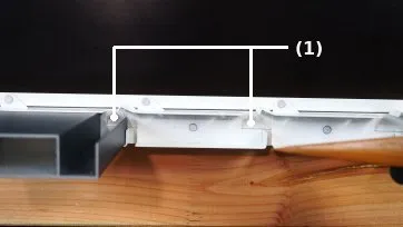 Renfort de fixation : 2ème possibilité