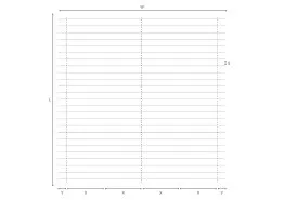 Graphique en lignes horizontales représentant des axes X et Y, avec étiquettes W, L, S et valeurs non spécifiées.