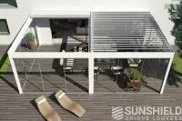 Vignette de l'article : Rectini - Duo Lamellendak, blanc avec bord haut