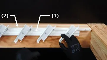 Mécanisme en position haute