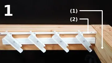 Découper le début de tringle