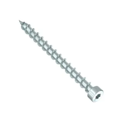 HECO-TOPIX-plus, tête cylindrique, T-Drive, filet total, zingué blanc, A3K - Réf. 61949