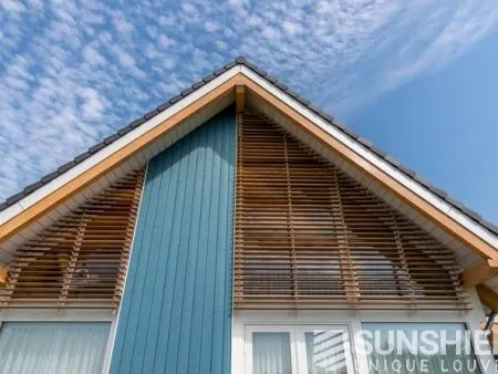 Triangles, Persiennes 98W, Maison de grange, Leuth, NL