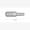 Embout T20 25mm (Qualité Professionnelle, Acier S2) - lot de 20 embouts - Réf. EmboutT20_20